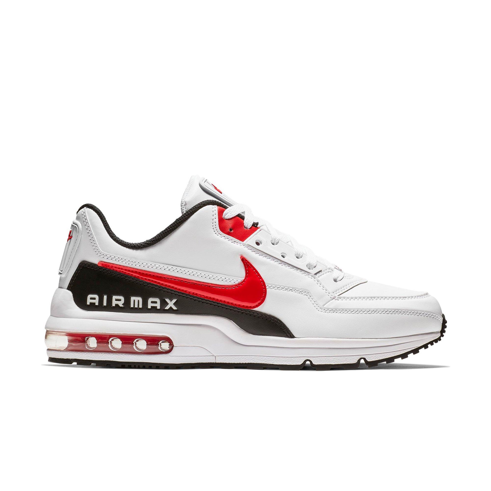 Air max red sale and white and black